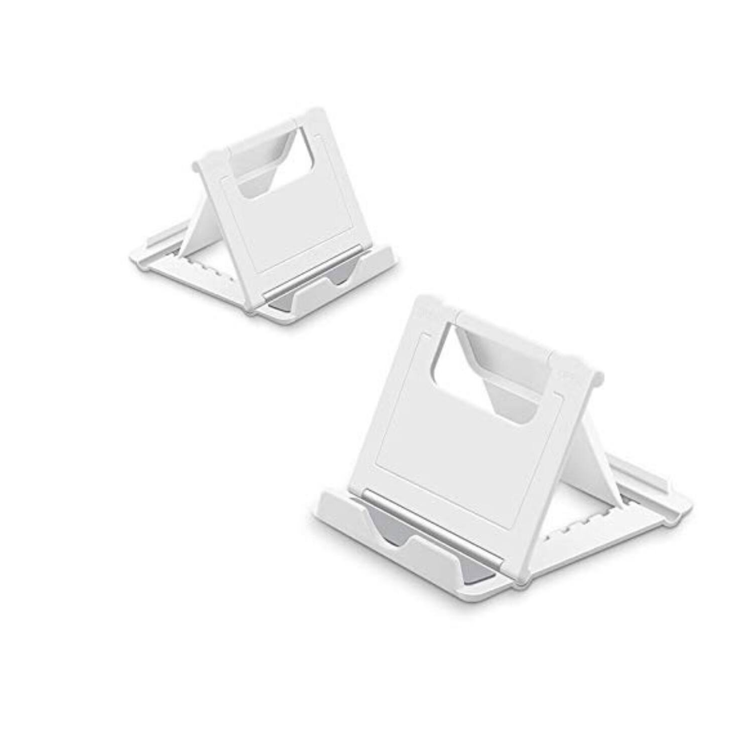 Angle. Stock Preferred - Adjustable Foldable Phone Holder Stand White - White.
