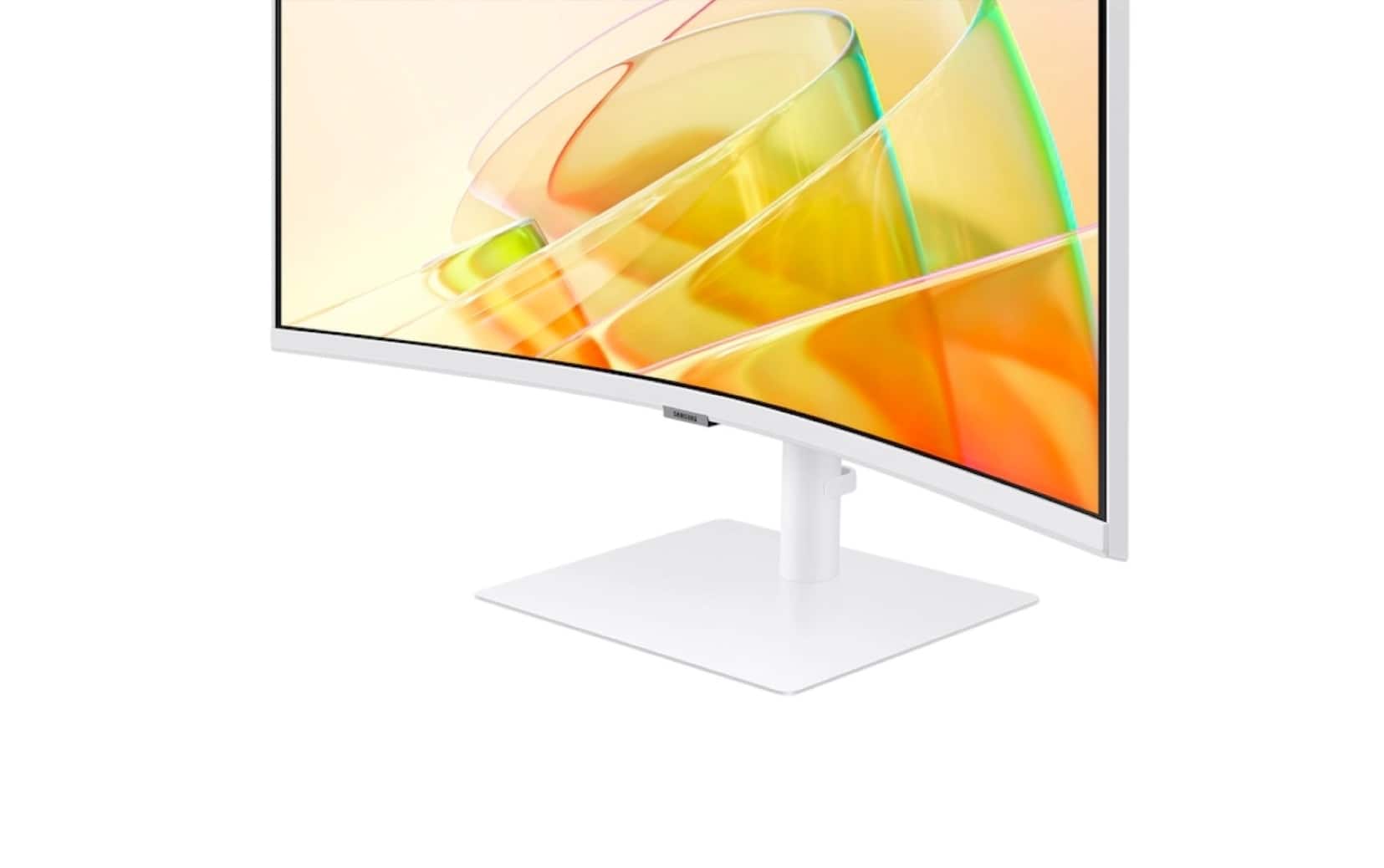 Alt View 11. Samsung - Samsung ViewFinity 34" S6 (S65TC) UWQHD LED-LCD Curved Monitor (HDMI, DisplayPort, USB) - White.