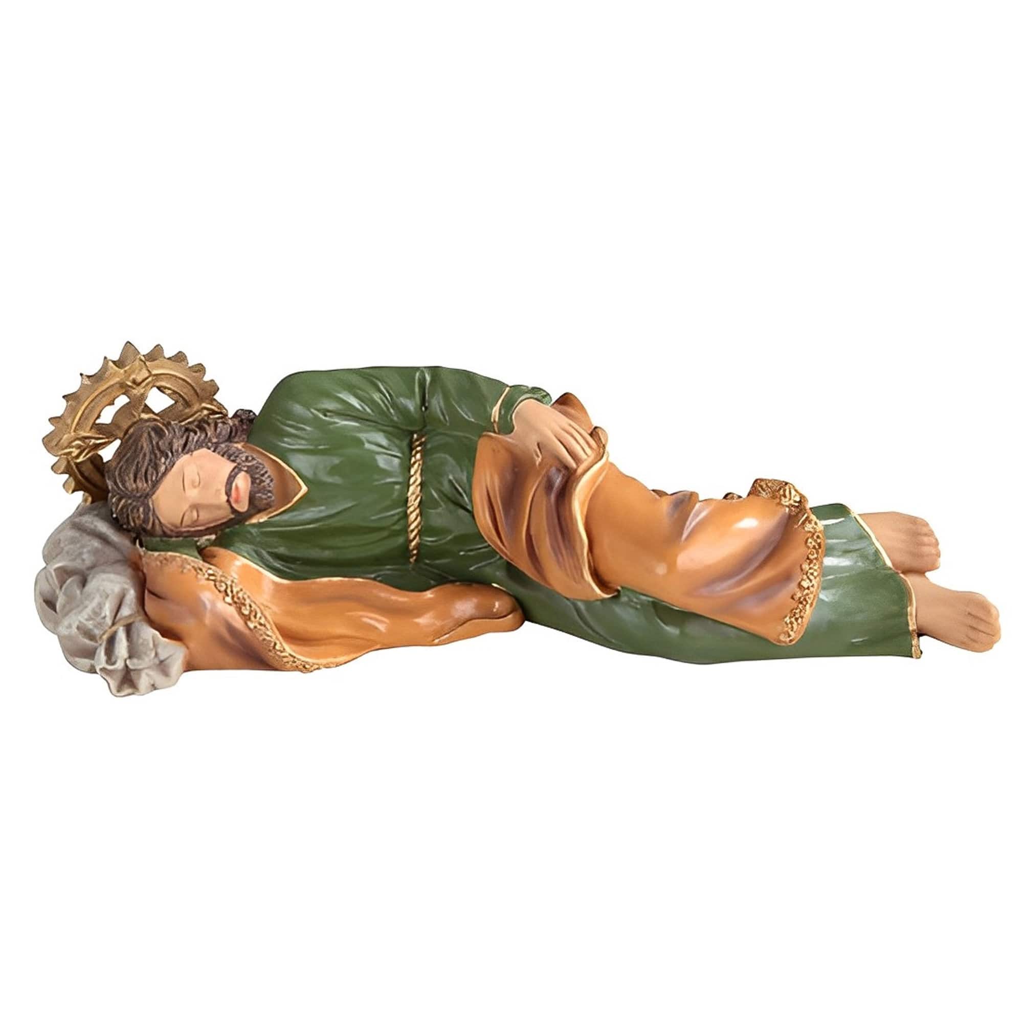 FC Design - 12"W Sleeping St. Joseph Holy Figurine Statue Desk Tabletop Home Decor Gift - Multi-Color
