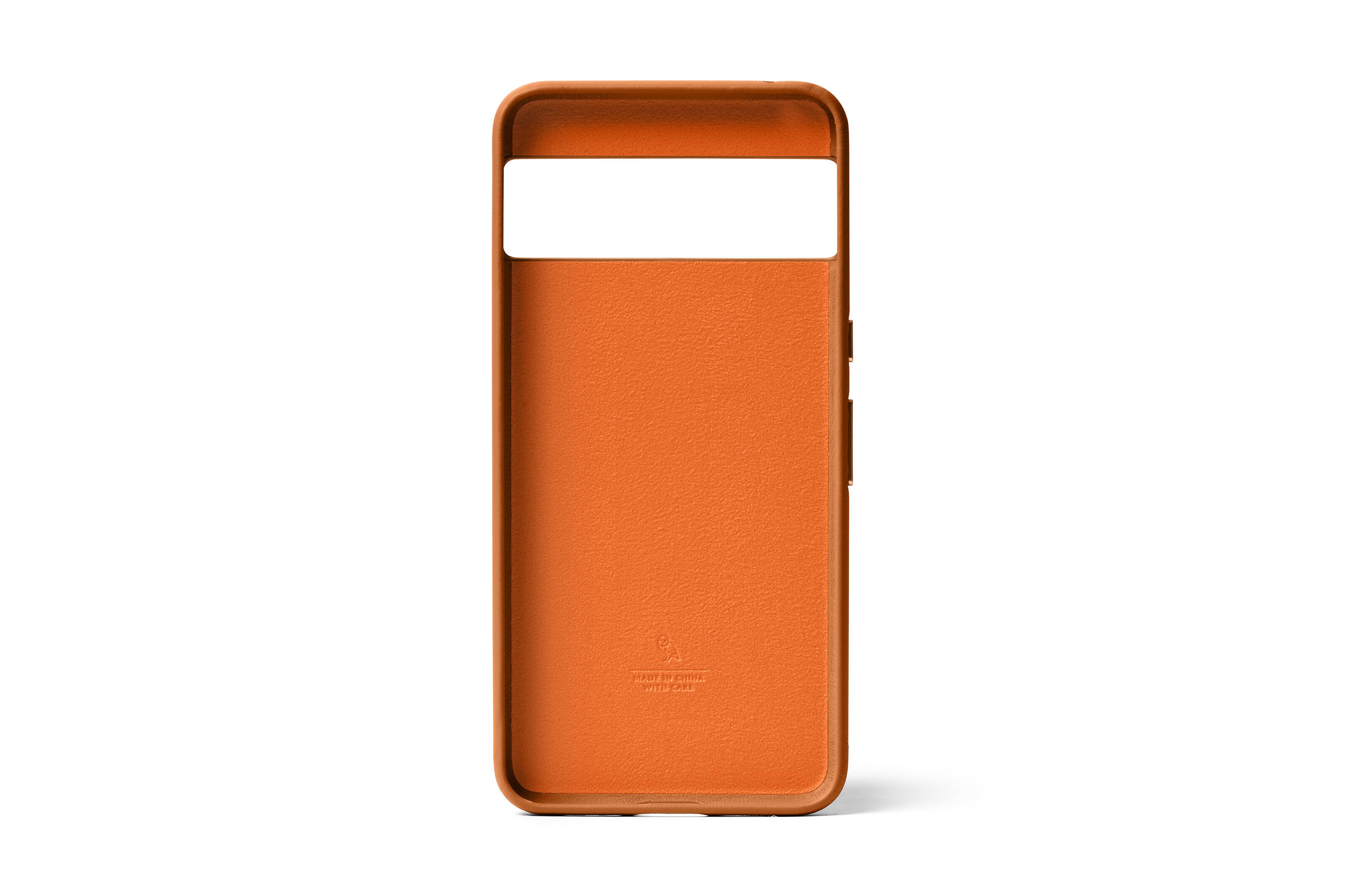 Alt View 1. Bellroy - Pixel 8 Pro Leather Phone Case - Terracotta.