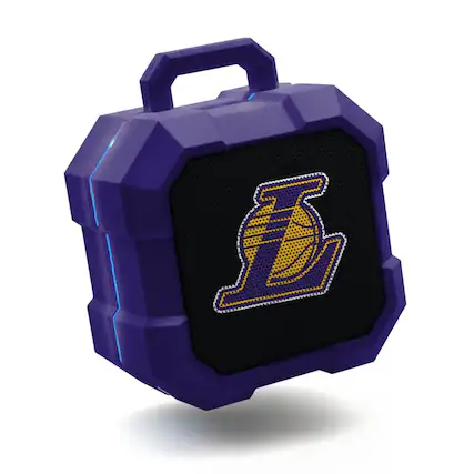 Front. LDM Company - Los Angeles Lakers Bluetooth Tailgate Speaker - Multicolor.