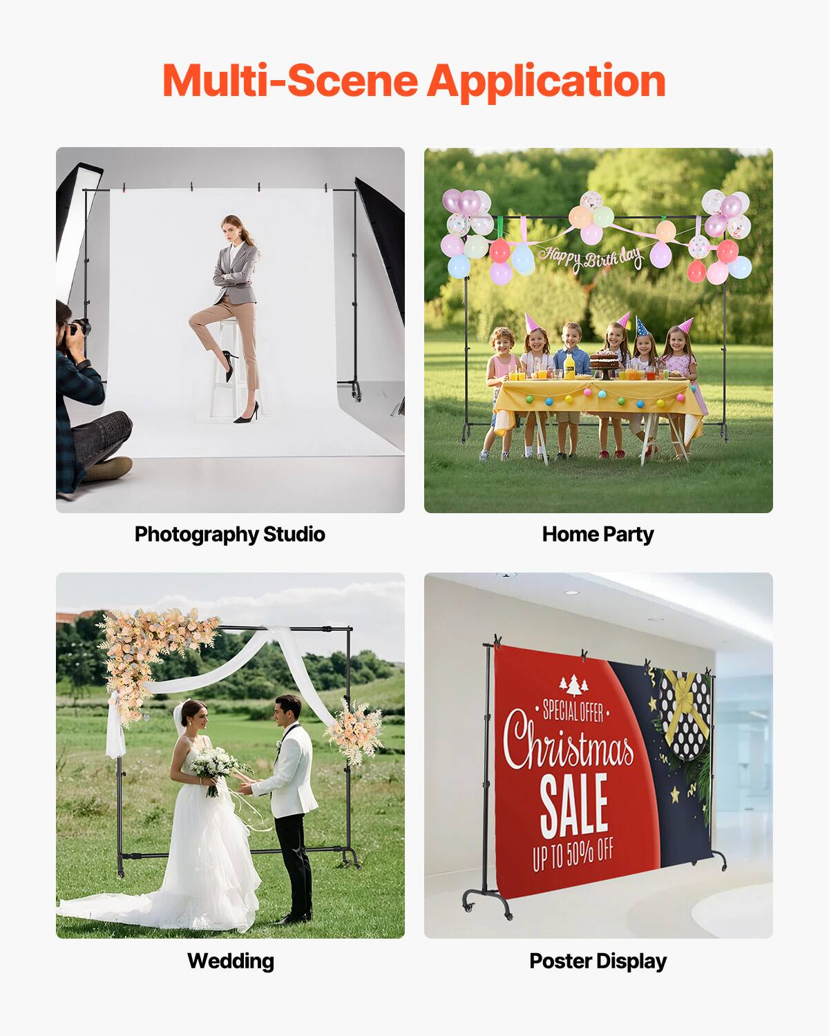 Multi-Scene Application

Photography Studio

Home Party

Wedding

Poster Display

SPECIAL OFFER
Christmas SALE
UP TO 50% OFF