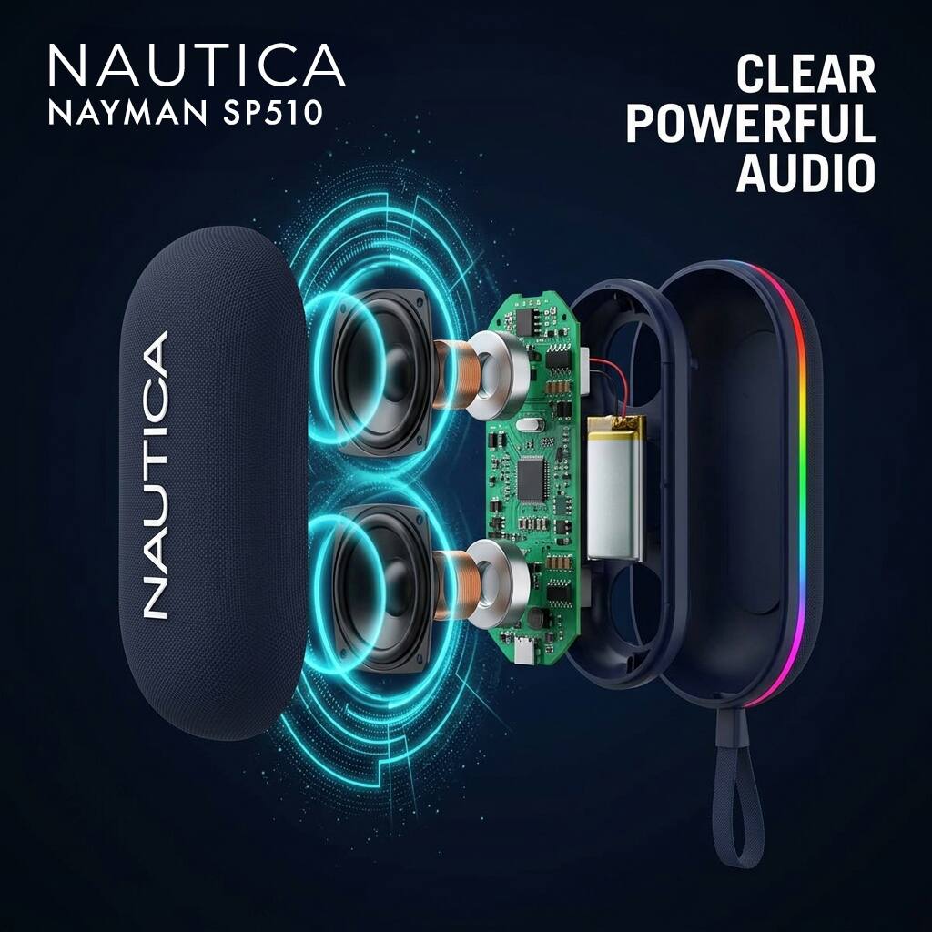 NAUTICA NAYMAN SP510  
CLEAR POWERFUL AUDIO