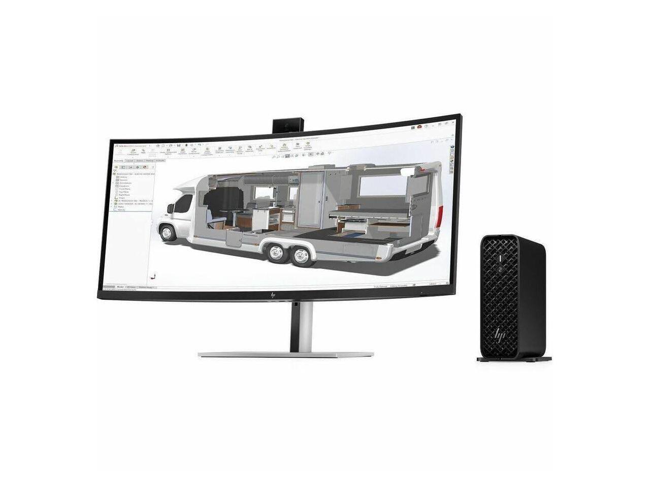 Alt View 9. HP - HP Z2 G1i Workstation - Intel Core Ultra 7 265K - 32 GB - 1 TB SSD - NVIDIA RTX A1000 8 GB - Windows 11 Pro - Black.