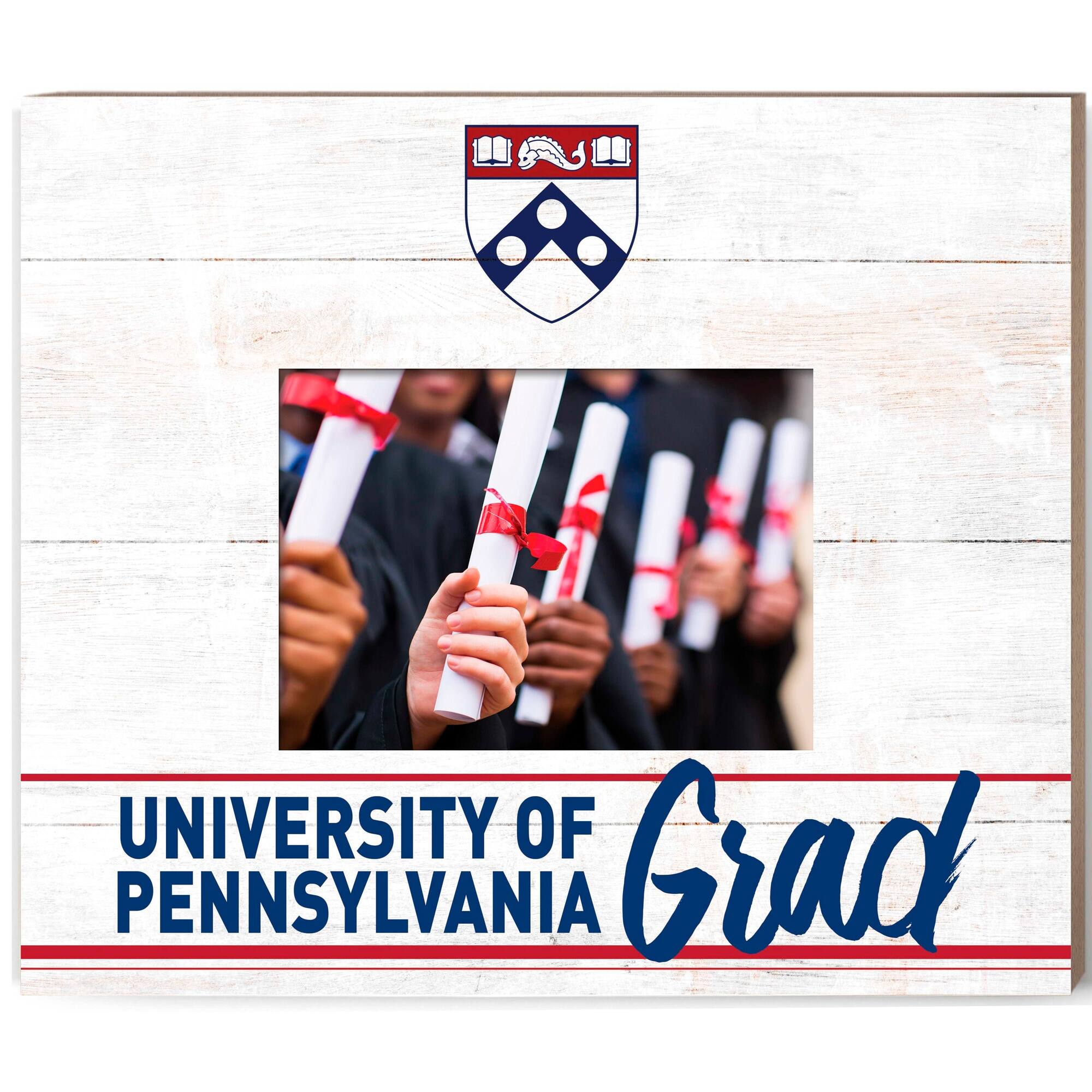 Pennsylvania Quakers 13.5" x 11.5" Grad Frame