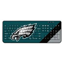 Keyscaper - Philadelphia Eagles Diagonal Stripe Wireless Keyboard - Multicolor