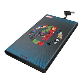 Keyscaper - Marvel Grid 5000mAh Flat Powerbank - Avengers