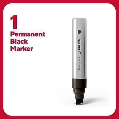 1 Permanent Black Marker  
TRU RED