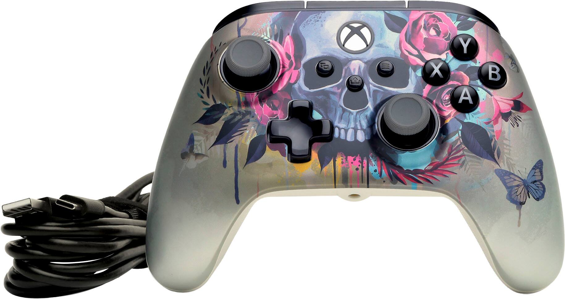 Alt View 21. PowerA - Advantage Plus Wired Controller for Xbox Series X|S - Bloom & Gloom.