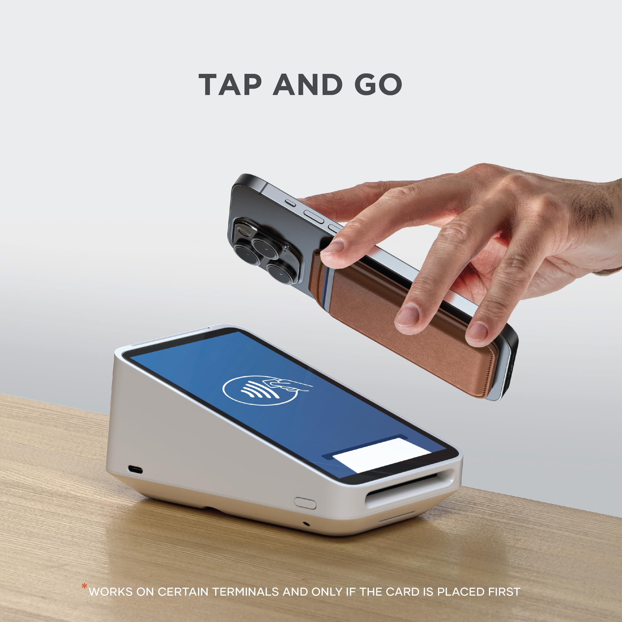 TAP AND GO

WORKS ON CERTAIN TERMINALS AND ONLY IF THE CARD IS PLACED FIRST