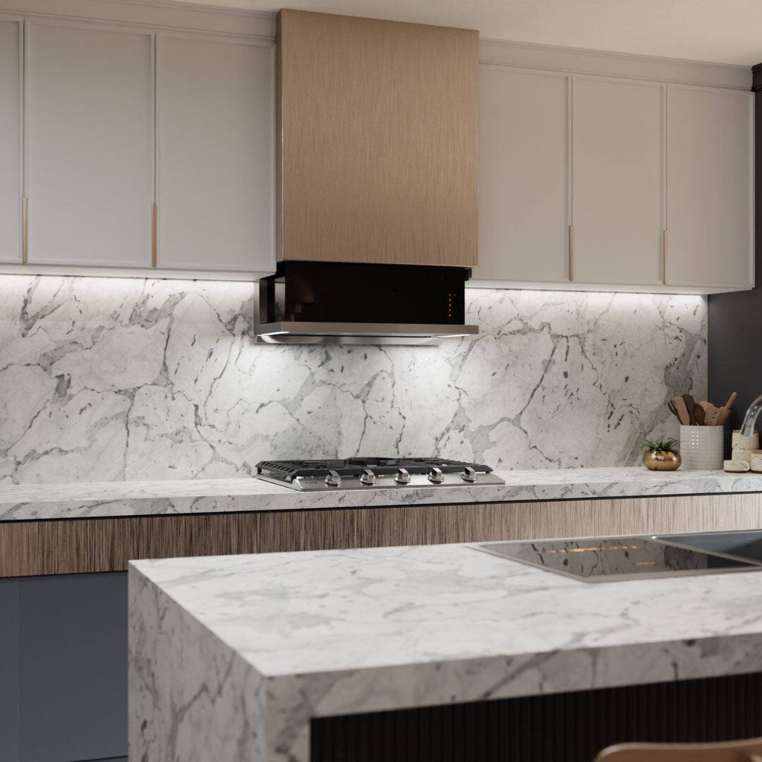 Alt View 4. FOTILE - FOTILE 36" 1200 CFM Insert Range Hood with Auto Height Adjusting in Stainless Steel - stainless steel.