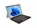 Alt View 4. Adesso - ADESSO Surface Pro Case with Bluetooth Keyboard, Touchpad, Faux Suede & Leather Cover for Pro 3-7 - Silver.