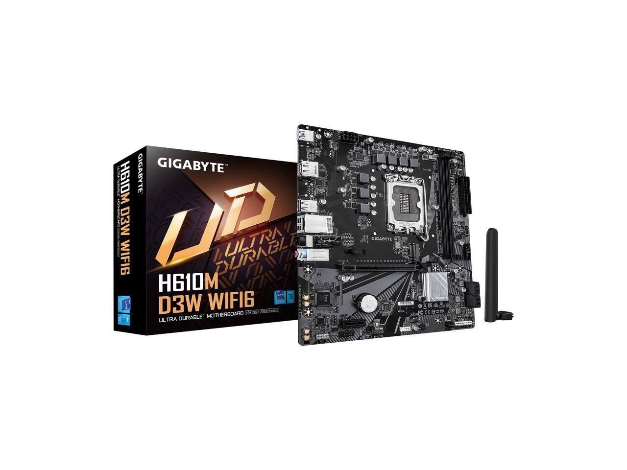 GIGABYTE | H610M D3W WIFI ULTRA DURABLE MOTHERBOARD