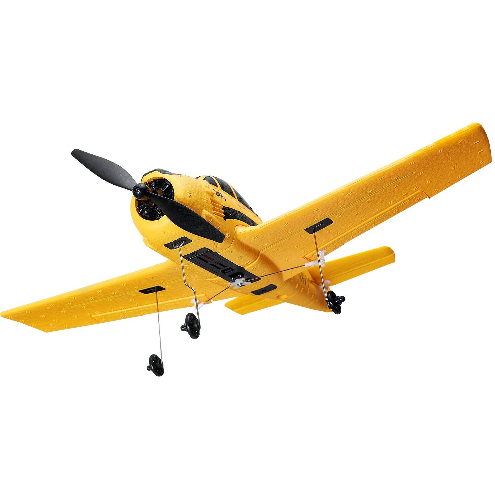 Alt View 10. Glintex - RC Plane 2.4GHz 4CH Trainer Airplane with 6-Axis Gyro, Ready to Fly Glider Toy with 2 Batteries for Kids & Beginners.