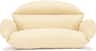 LeisureMod - 2-Person Swing Chair Cushion, Plush Oxford Fabric, Weather-Resistant Hanging Egg Chair Replacement - Cream