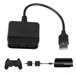 Home Collection - USB PS2 To PS3 Game Controller Adaptor Converter Cable For Sony PlayStation 2 3