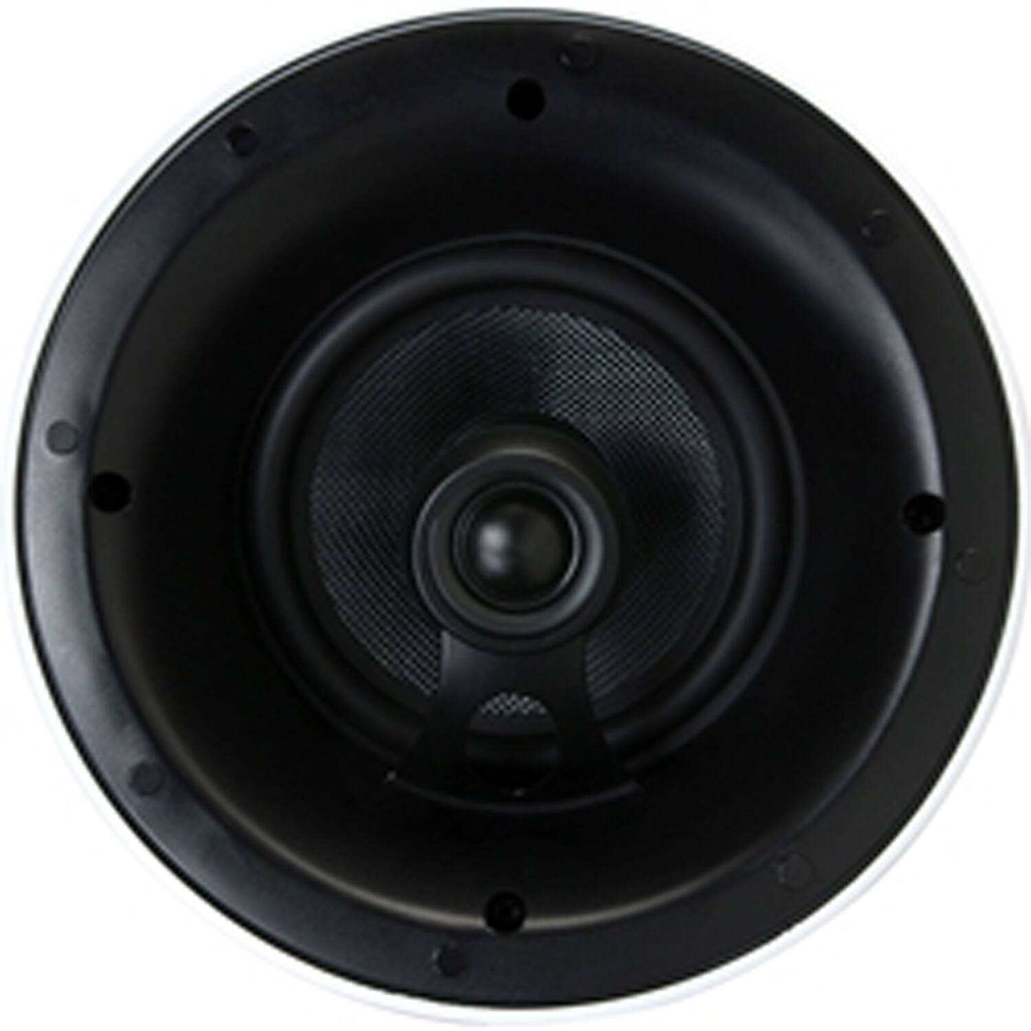 Angle. Dayton Audio - Micro-Edge ME650C 6.5" 35W LCRS 15° Angled In-Ceiling Speaker, Aramid Fiber Woofer, Pivoting Silk Dome Tweeter, 8 Ohms - Black.