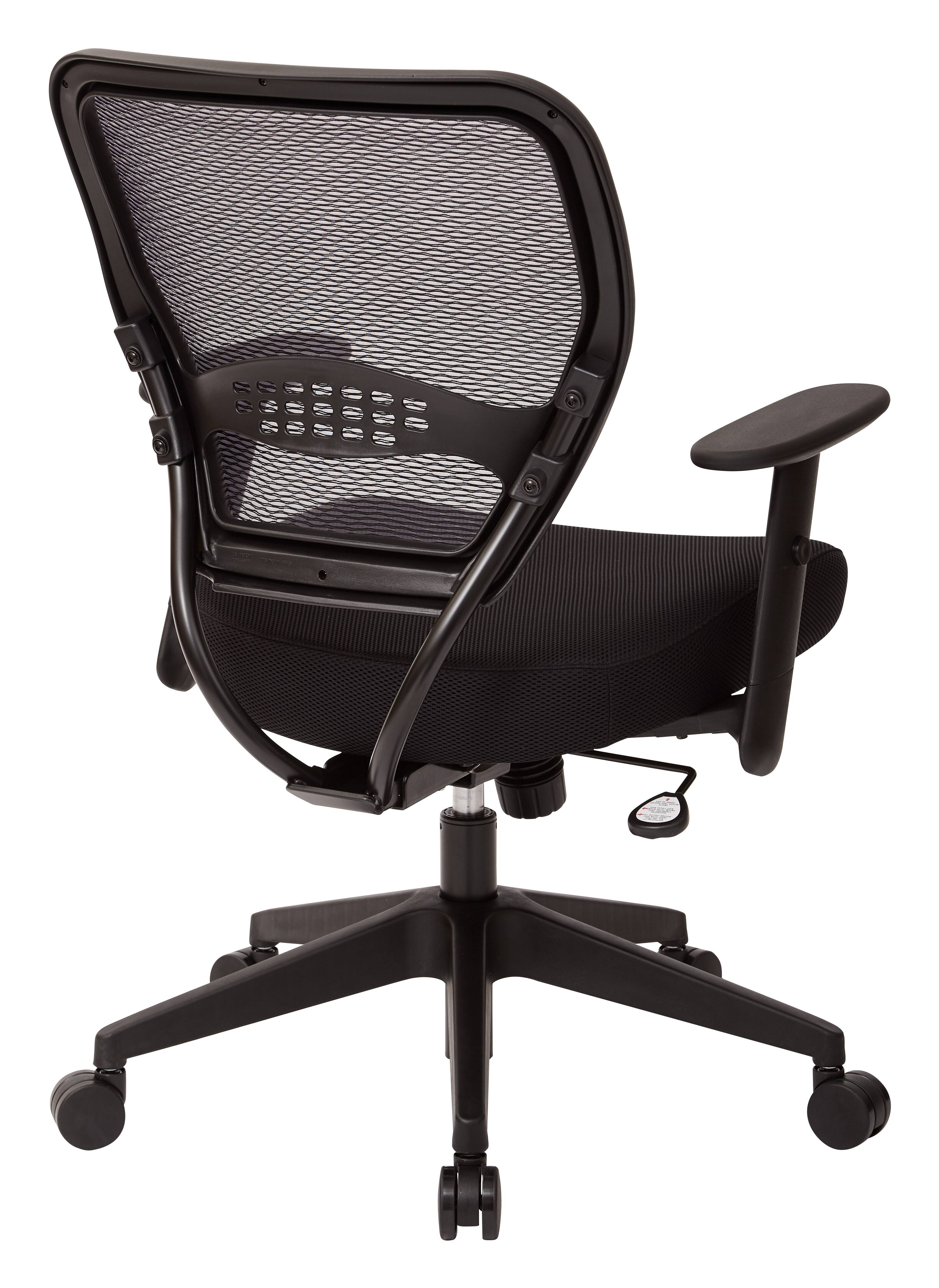 Alt View 11. Office Star Products - Space Seating Mesh Fabric Manager Chair - Black.
