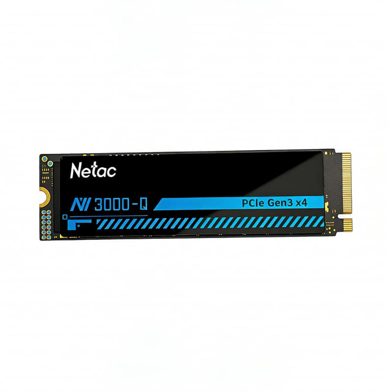Netac - NV3000-Q 2TB M.2 NVMe PCIe 3.0 SSD, Up to 3400MB/s Read, SLC Cache, Heatsink