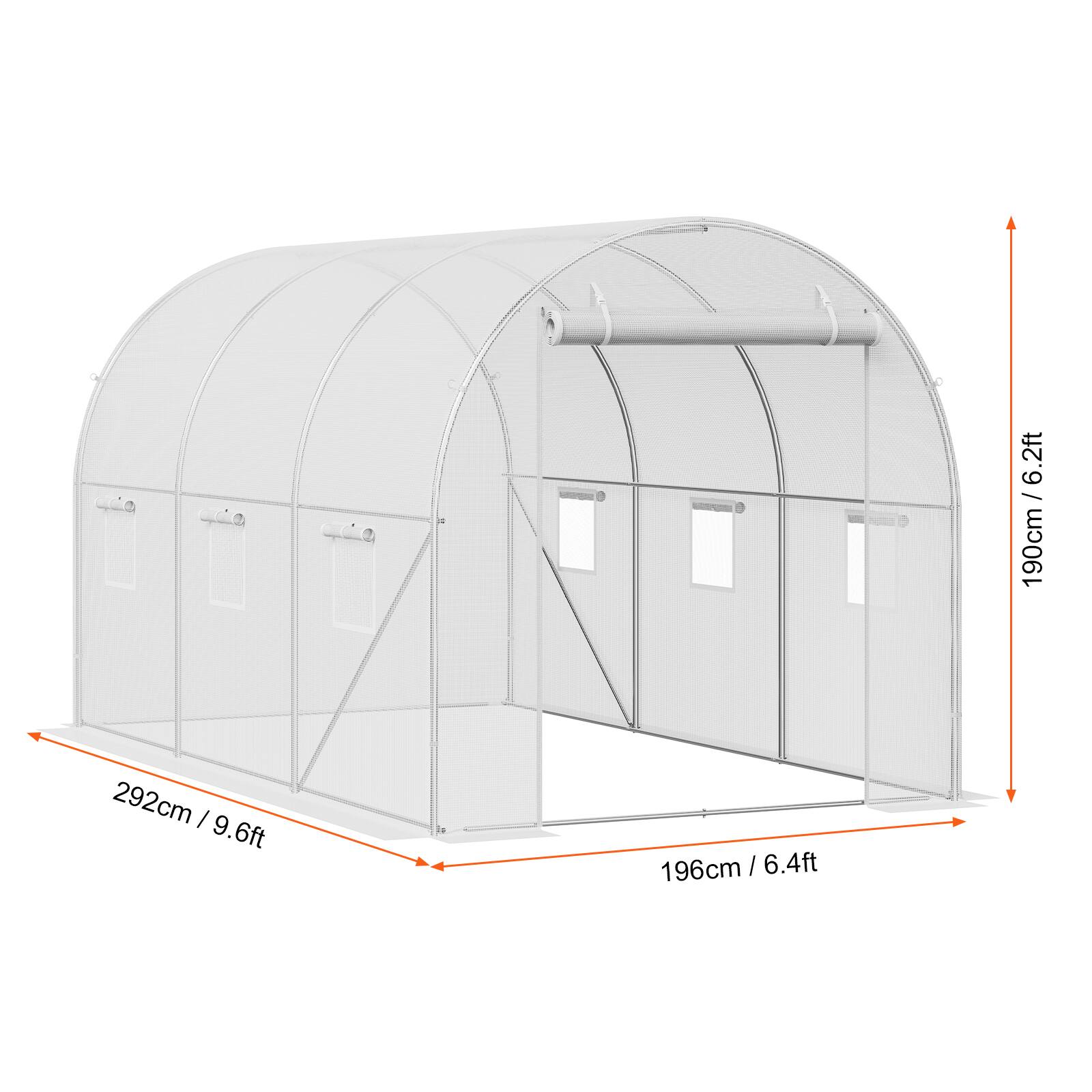 190cm / 6.2ft
292cm / 9.6ft
196cm / 6.4ft