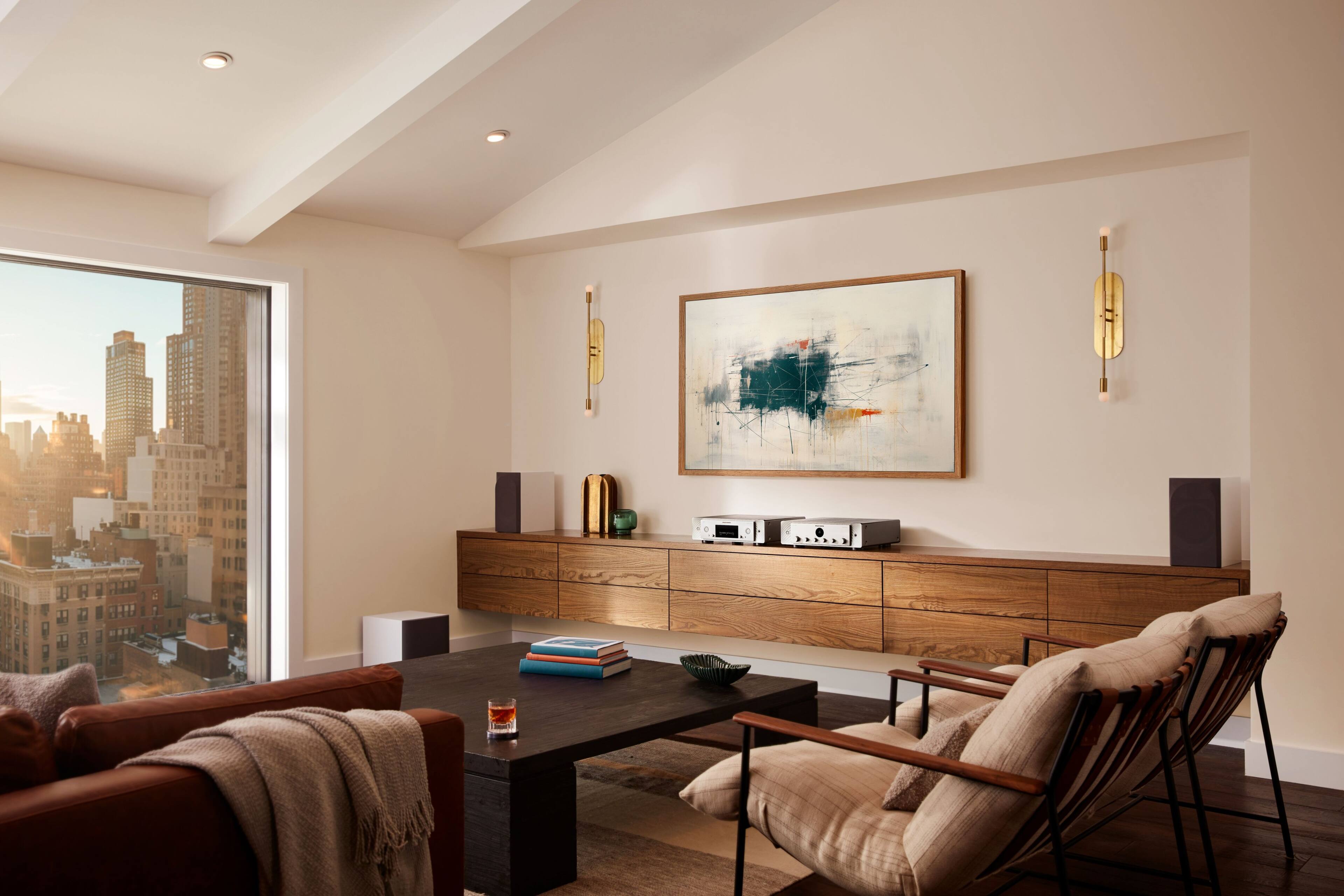 Alt View 16. Marantz - MODEL 50 70W 2-Ch. Stereo Integrated Amplifier - Silver Gold.