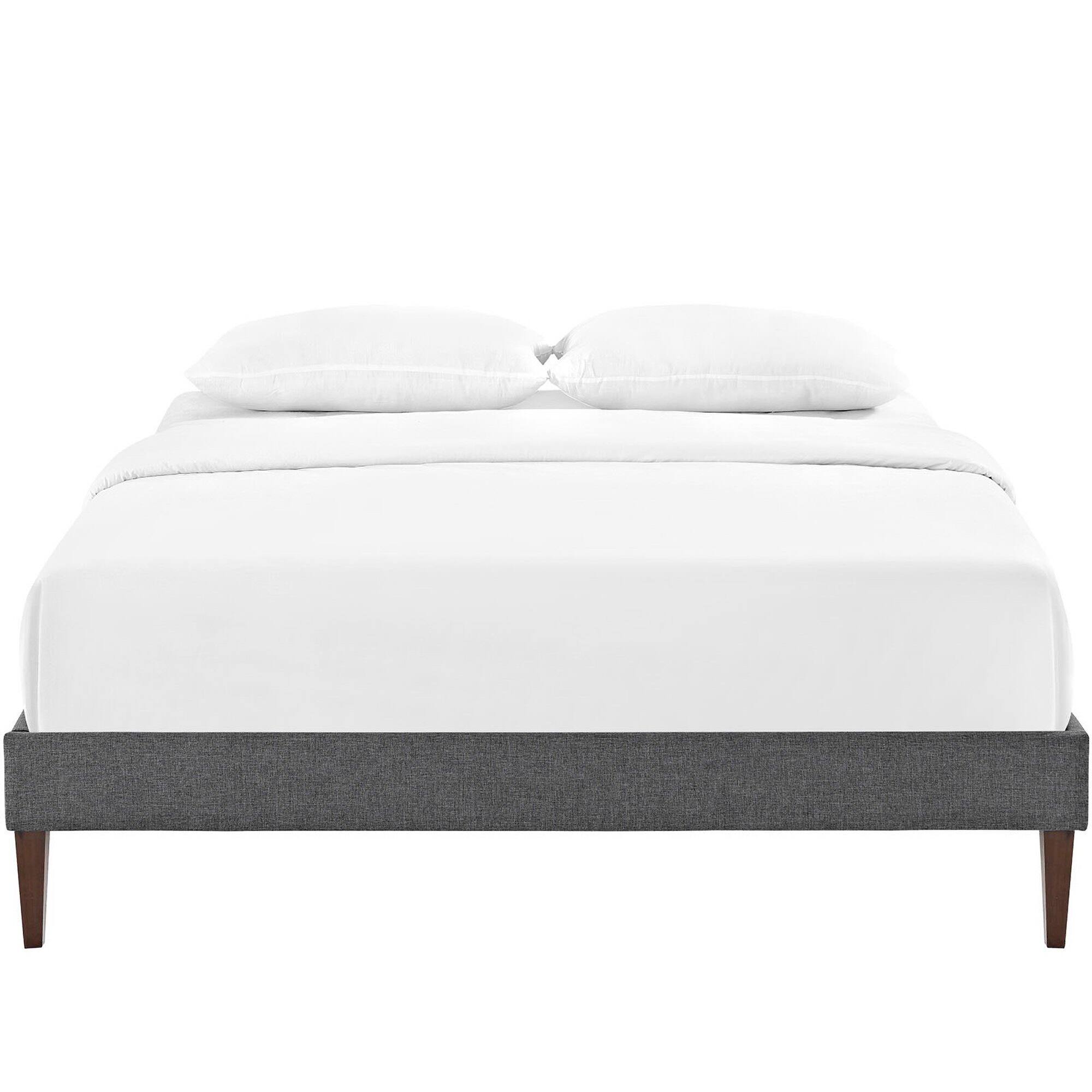 Back. Modway - Alina Platform Queen Bed Frame - White.