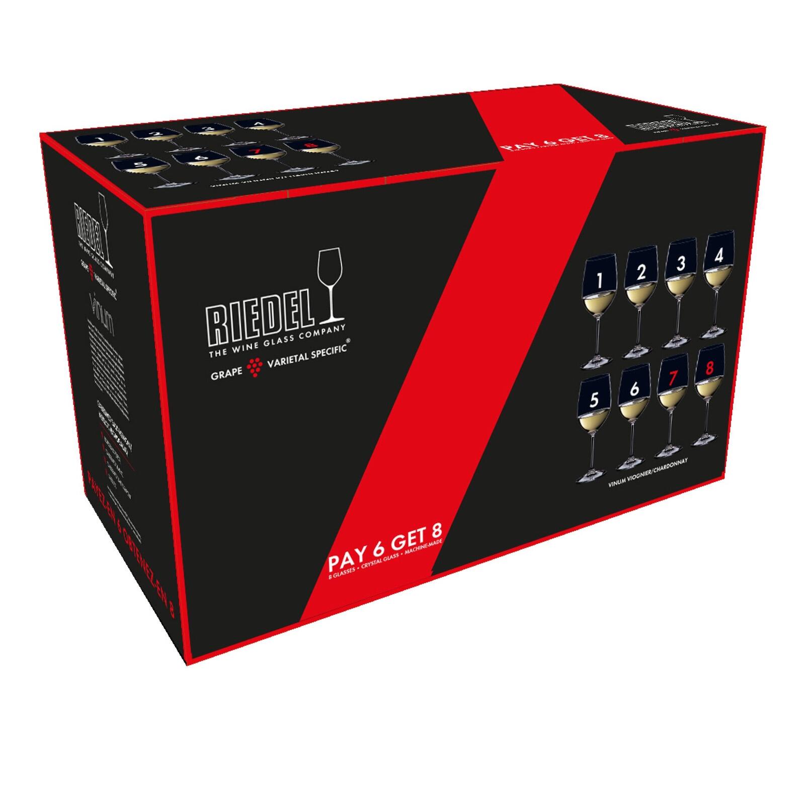 - RIEDEL
- THE WINE GLASS COMPANY
- GRAPE VARIETAL SPECIFIC
- PAY 6 GET 8
- 6 GLASSES + 2 EXTRA GLASSES