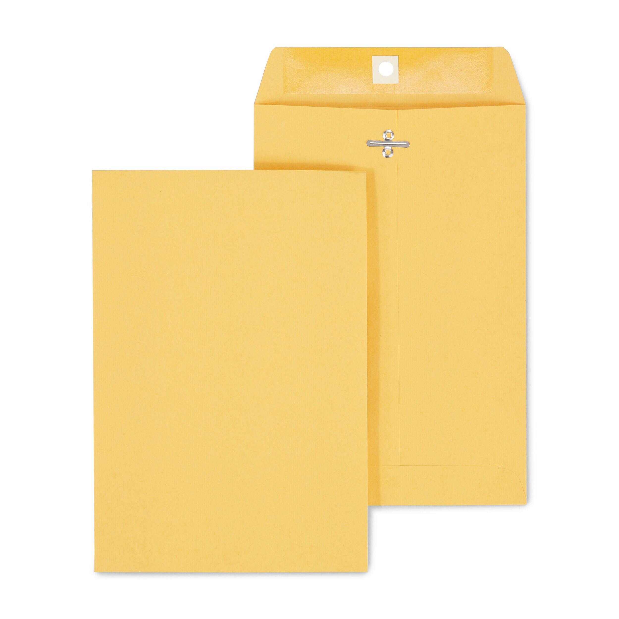 Alt View 6. Staples - Clasp & Moistenable Glue Kraft Catalog Envelope, 11 1/2" x 14 1/2", 100/Box - Brown.