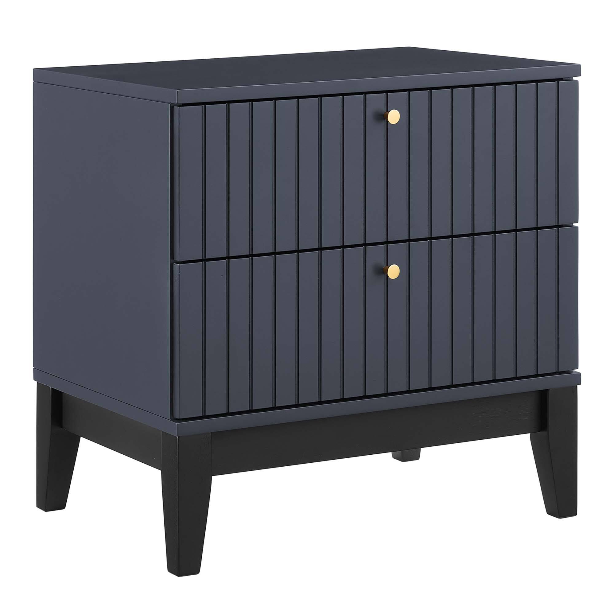 Angle. Modway - Dakota Nightstand by Modway - Blue.