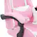 Alt View 17. CorLiving - Ravagers Gaming Chair - Pink and White.