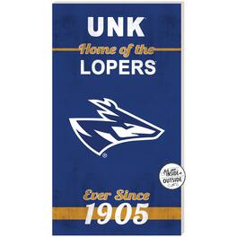 Jardine - Nebraska-Kearney Lopers 11" x 20" Indoor/Outdoor Home Of The Sign - Navy