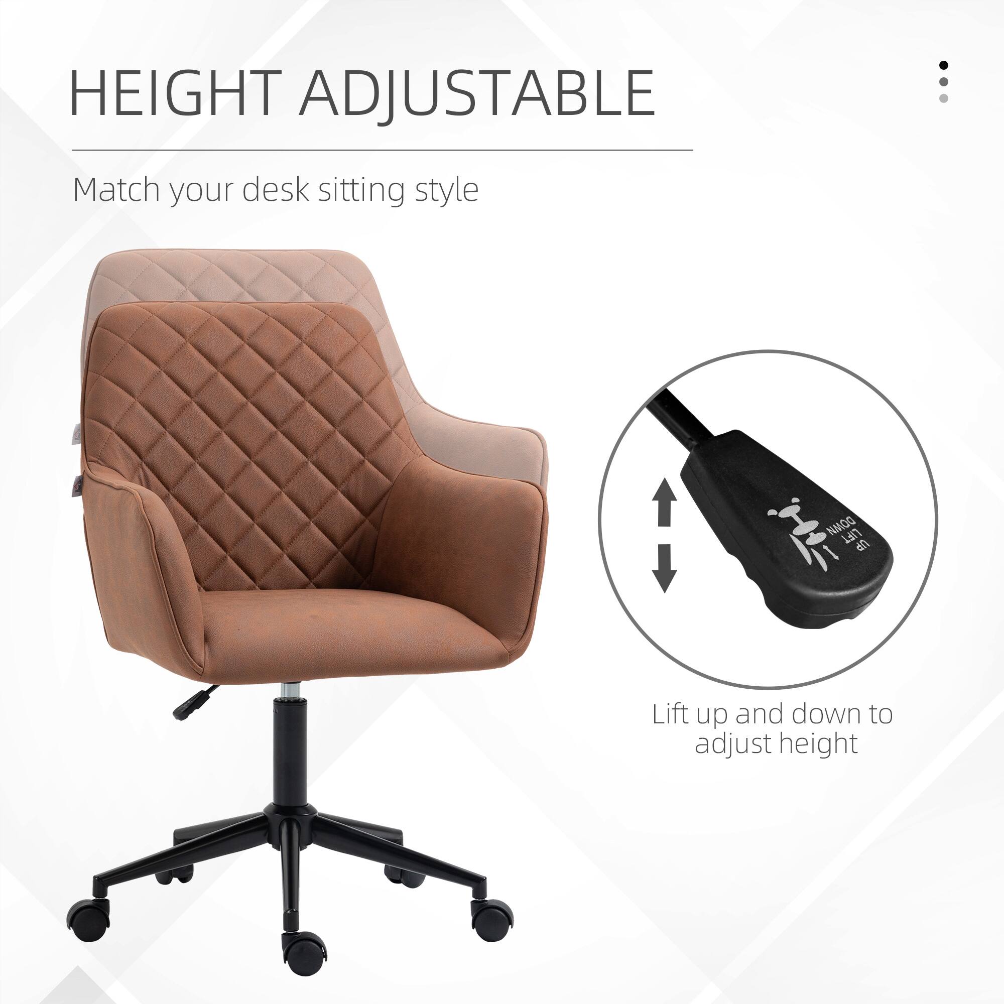 HEIGHT ADJUSTABLE

Match your desk sitting style

Lift up and down to adjust height