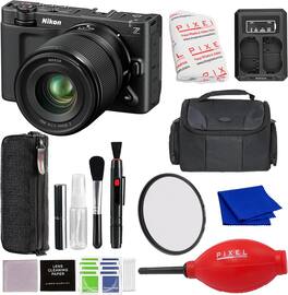 ZR Cinema Camera with 35mm f/1.4 Lens Kit and Advanced Accessories and Travel Bundle | 2042 | Nikon RED Z 6k Camera - Black
