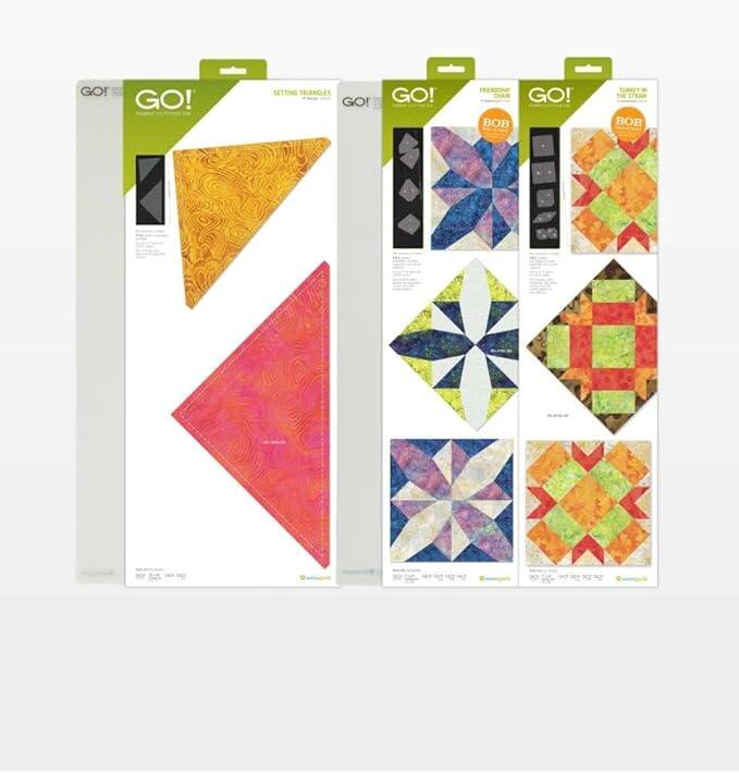 GO! GO! SETTING TRIANGLES GO! GO! FRIENDSHIP STAR GO! BOB SPARM BOB

GO! GO! SETTING TRIANGLES
GO! GO! FRIENDSHIP STAR
GO! GO! TURKEY TROT

Each package includes:
- 107 pieces
- 10" x 10"