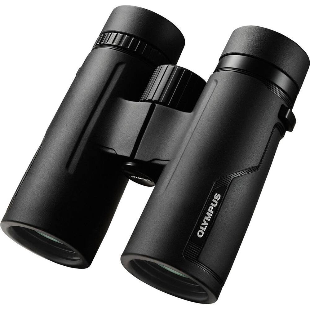 Alt View 8. OM System - 10x42 PRO Compact Waterproof Roof Prism Binoculars V501021BU000 - Black.