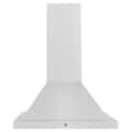 ZLINE - 24 inches - Externally Vented & Convertible - Wall Range Hood - Silver