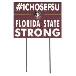 Jardine - Florida State Seminoles 18'' x 24'' I Chose Lawn Sign - Maroon