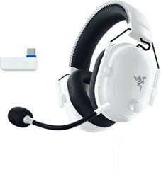 Razer - BlackShark V2 Pro Wireless Gaming Headset for PS5 - White - Front_Zoom