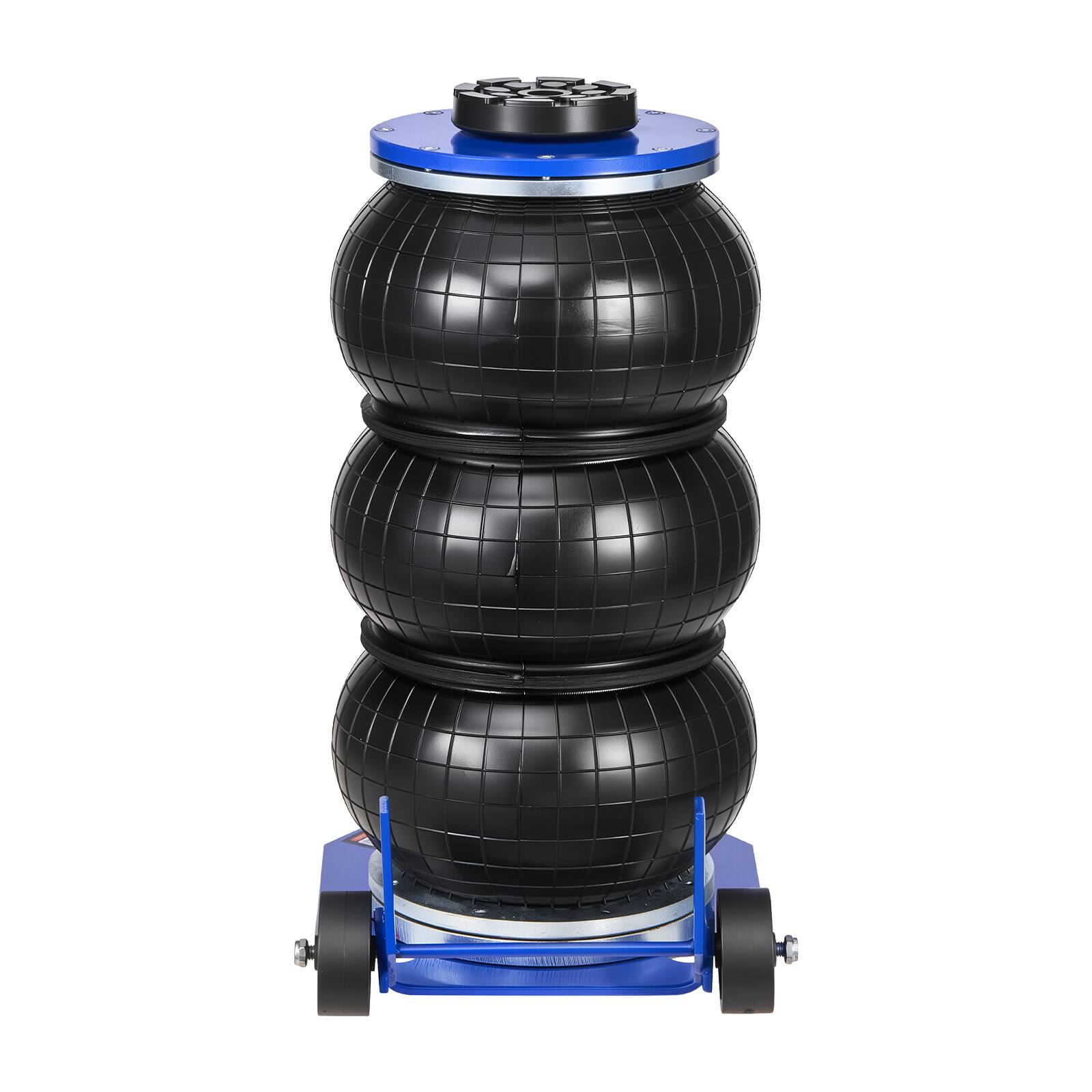 Alt View 5. VEVOR - Air Jack, 3 Ton/6613 lbs Triple Bag Air Jack,Airbag with Six Steel Pipes, Lift Up to 17.7 inch/450 mm,1-6 s Fast Lifting - Blue;Black.