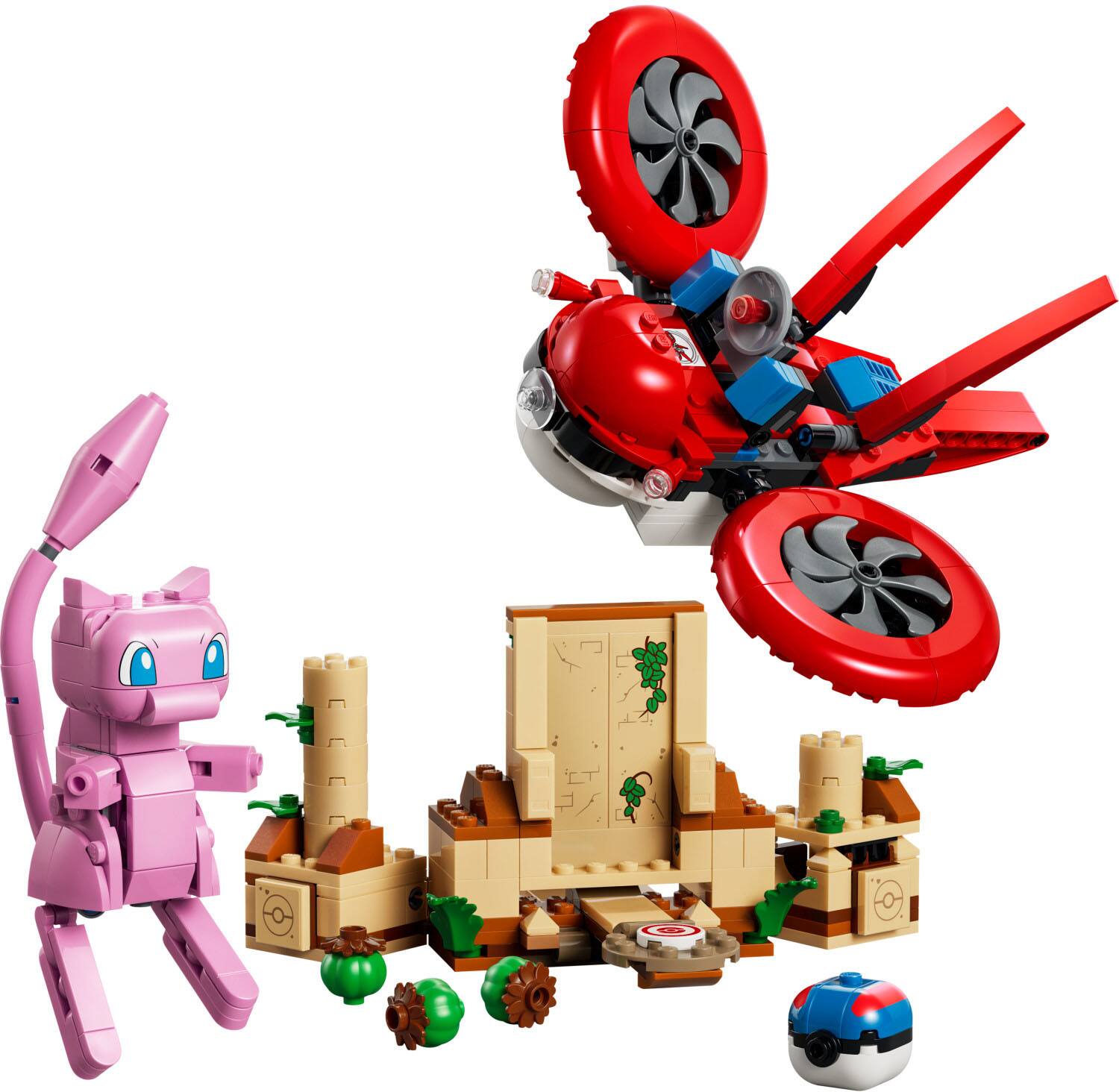 Angle. LEGO - Pokémon SMART Play: Drone Search for Mythical Mew 72161.