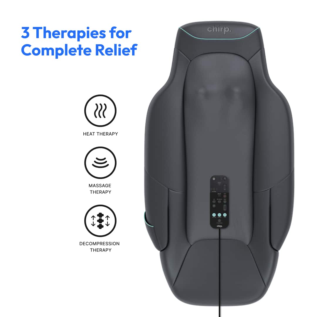 3 Therapies for Complete Relief
- Heat Therapy
- Massage Therapy
- Decompression Therapy