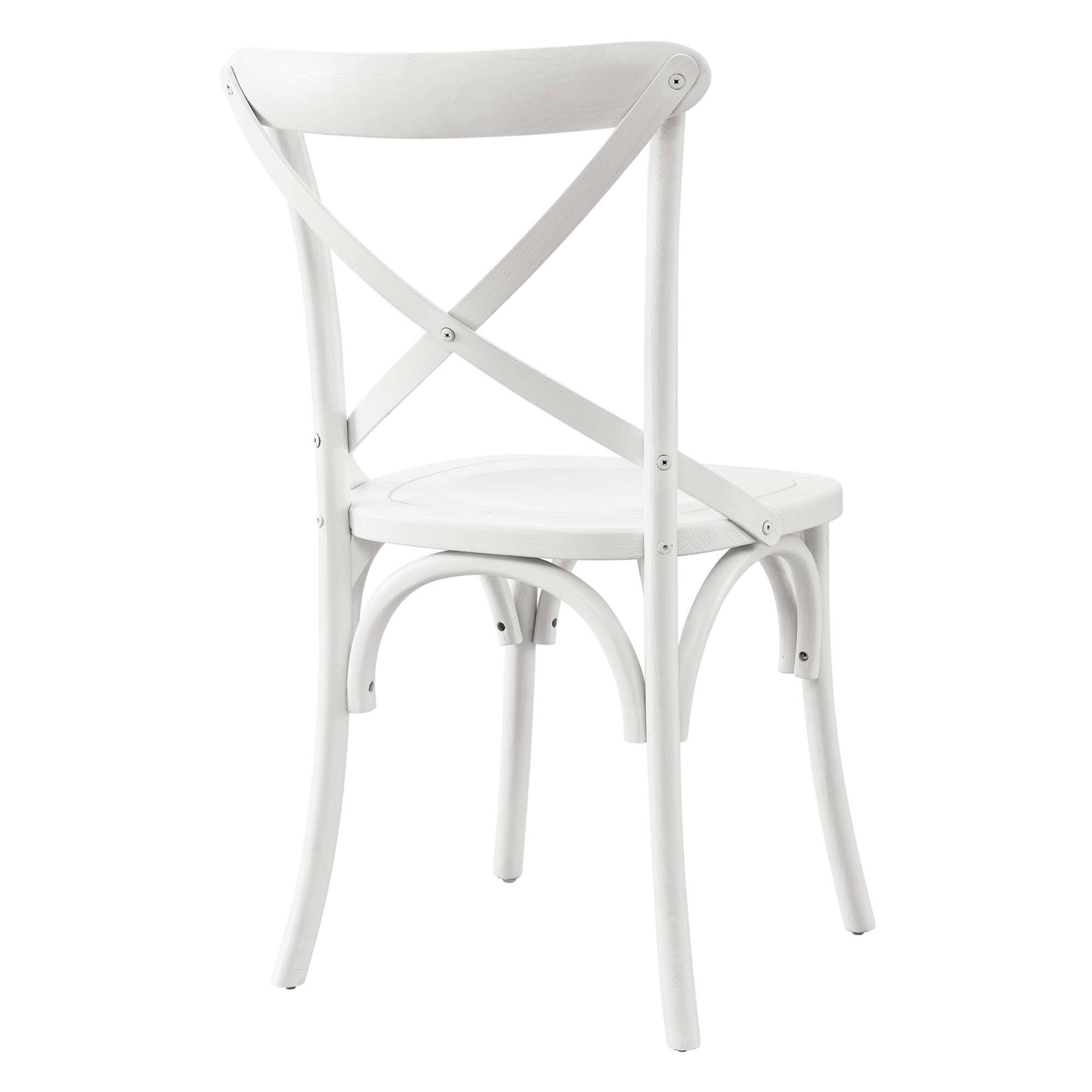 Back. Modway - Gear Dining Side Chair by Modway - White.