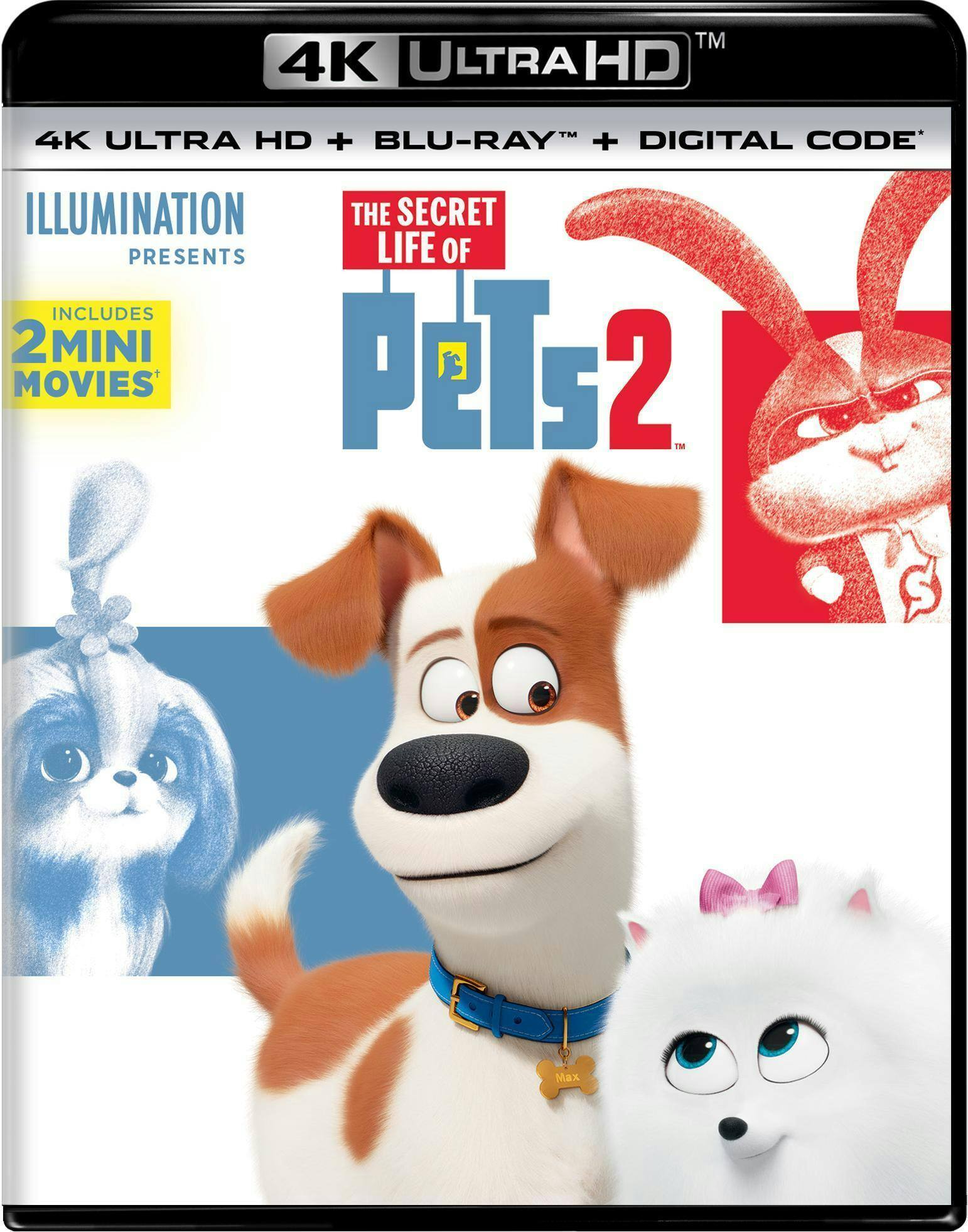 Angle. The Secret Life of Pets 2   - 4K Blu-Ray.