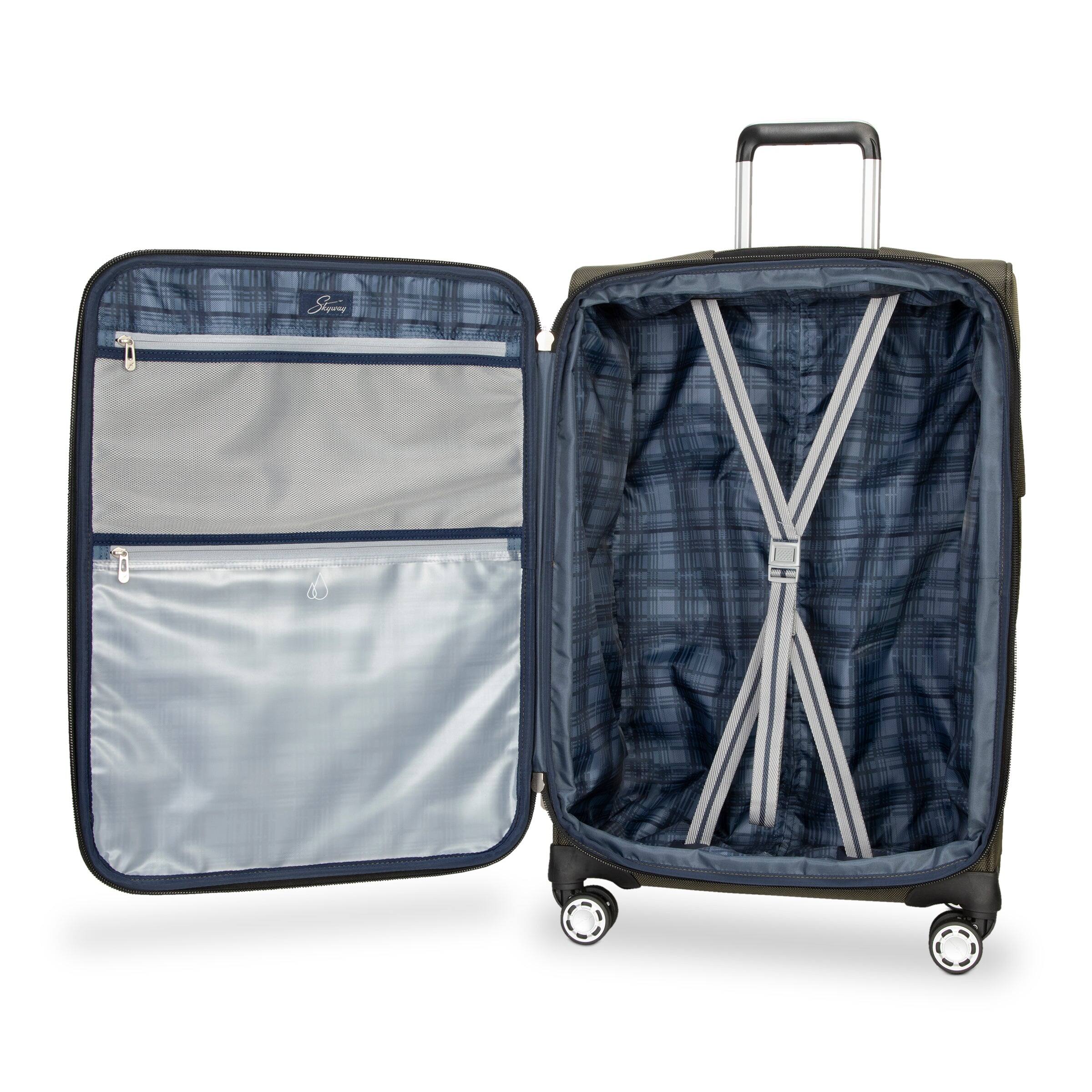 Left. Skyway - Sigma 7.0 Softside Medium Check-In, Pine - Pine.