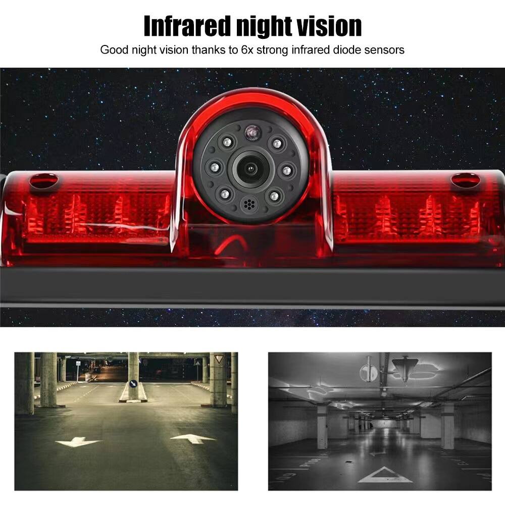 Infrared night vision  
Good night vision thanks to 6x strong infrared diode sensors