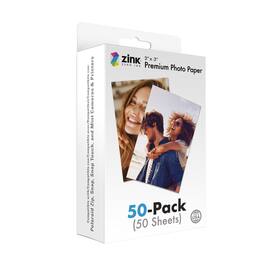 Zink - Photo Paper 2x3"(50 Pack) Compatible W/Polaroid Snap, Snap Touch, Zip & Cameras & Printers - Mint