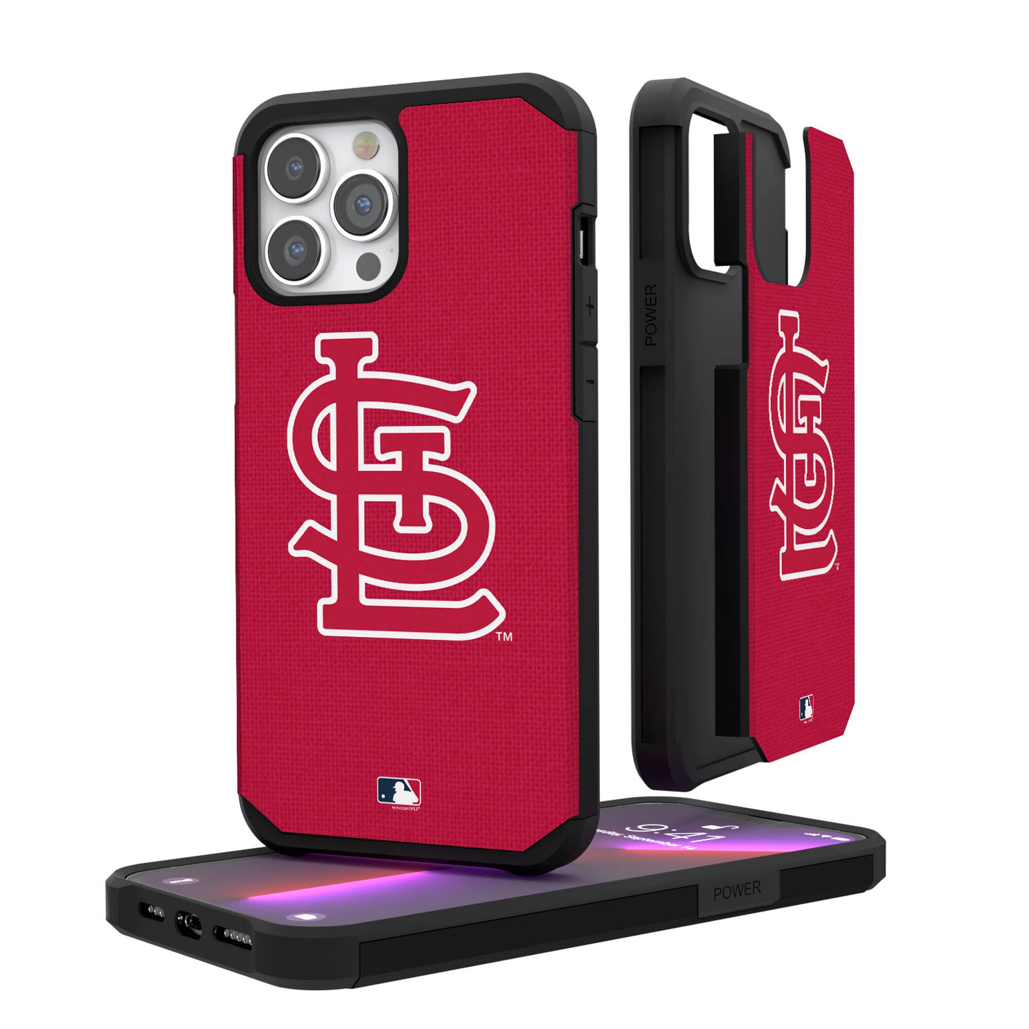 Keyscaper - MLB - St. Louis Cardinals - iPhone Solid Design Rugged Case - 15 - Multicolor price history on PriceWatchPro
