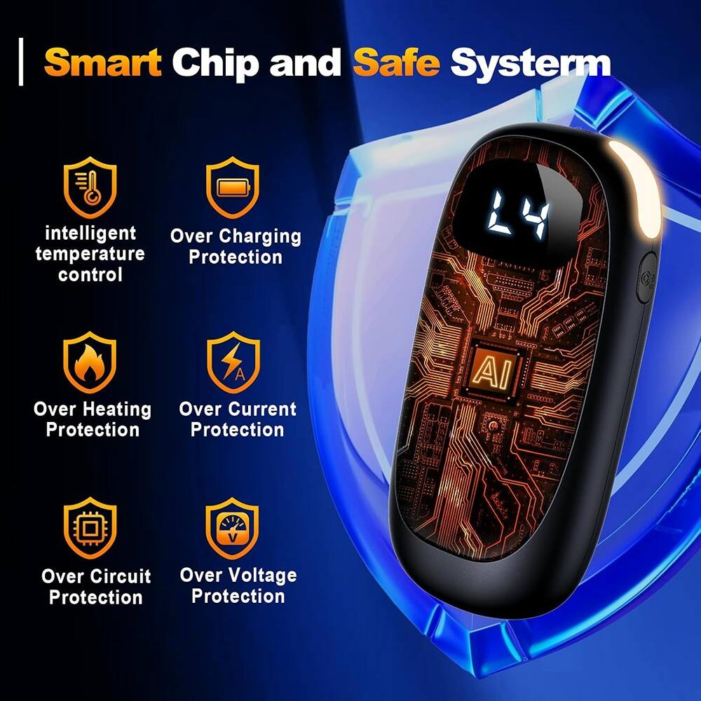 Smart Chip and Safe System

- Intelligent temperature control
- Over Charging Protection
- Over Heating Protection
- Over Current Protection
- Over Circuit Protection
- Over Voltage Protection