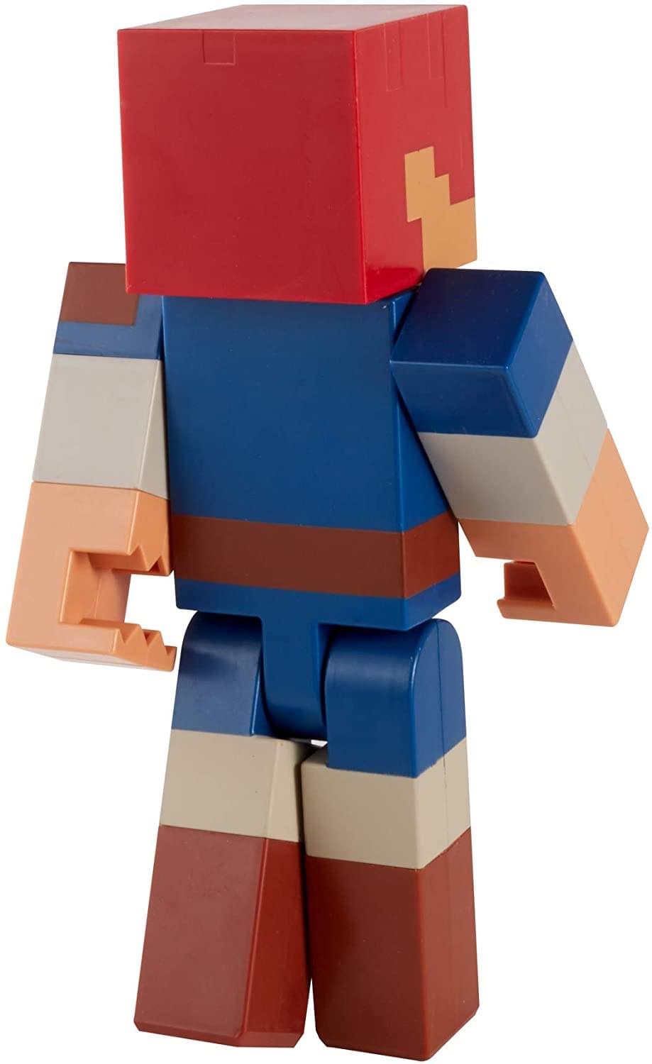 Alt View 1. Fisher-Price - Minecraft Dungeons Large 11 Inch Articulated Action Figure | Valorie - Blue.