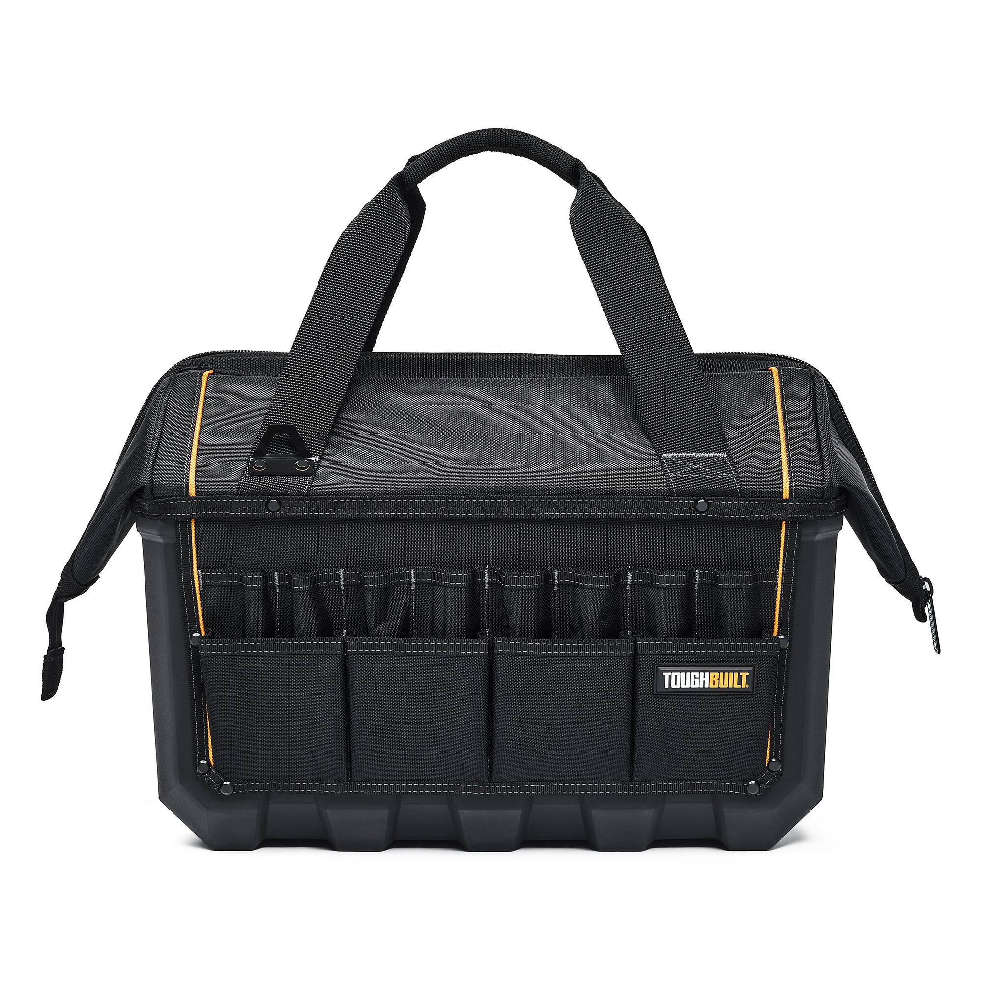 Alt View 5. ToughBuilt - ToughBuilt Waterproof Storage Tool Bag Pouch Organizer, XL Massive Mouth, Black - Black.